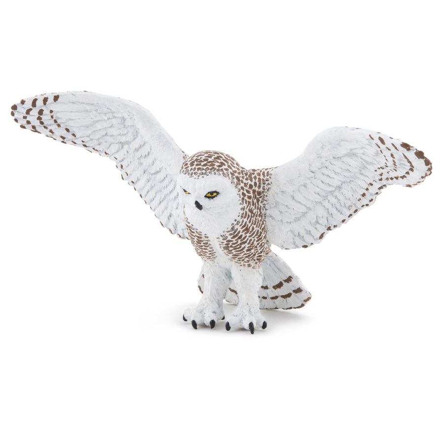 Figurine Harfang volant Papo en PVC, Collection Animaux sauvages, jouet éducatif idéal pour enfants et collectionneurs