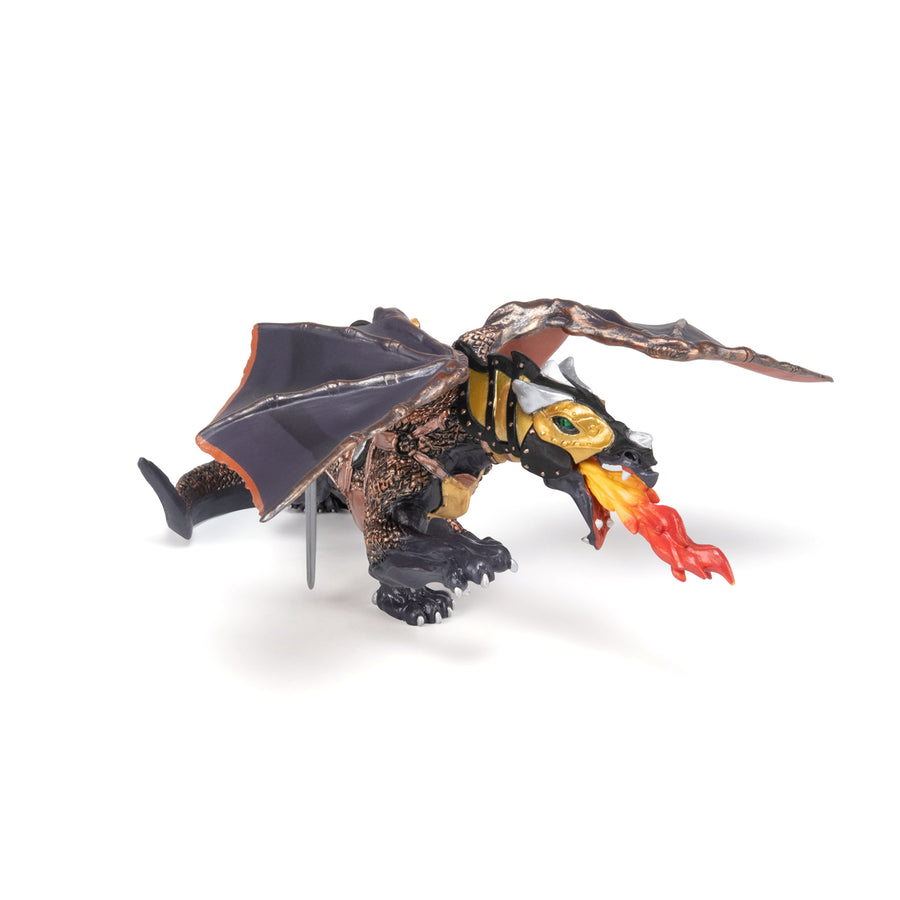 Figurine Dragon des ténèbres Papo en PVC, Collection Fantastique, jouet éducatif idéal pour enfants et collectionneurs