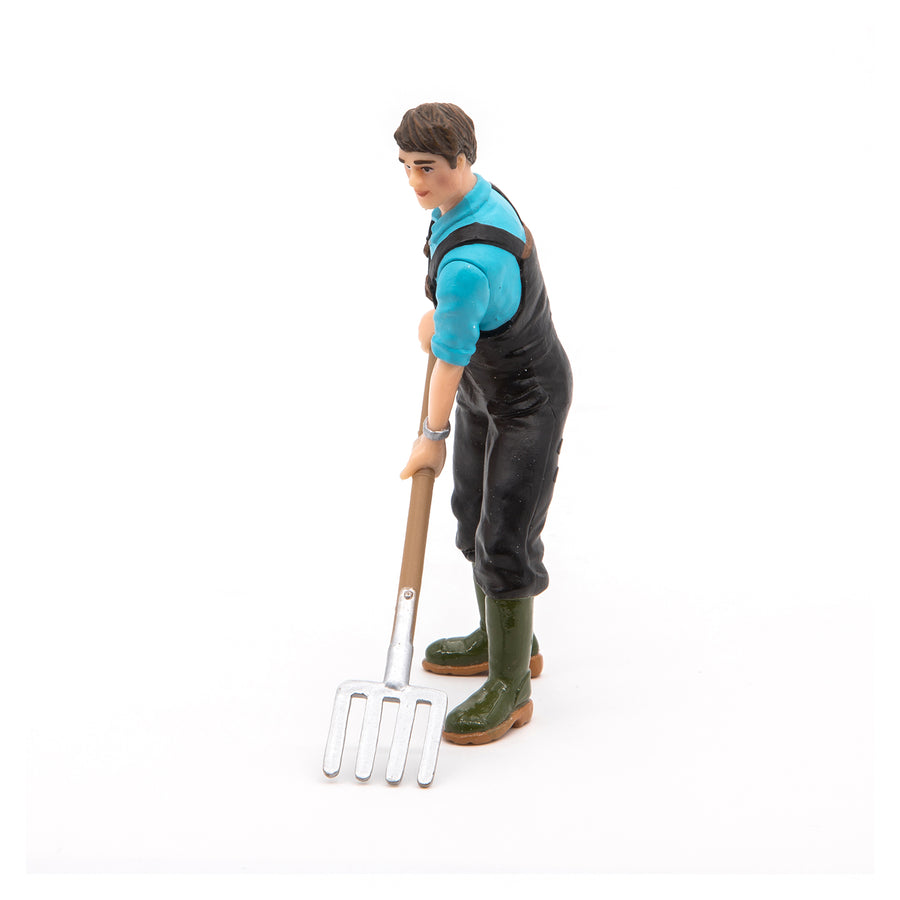 Jardinier Papo en PVC, Collection Vie à la ferme, jouet éducatif idéal pour enfants et collectionneurs
