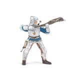 Arbalétrier bleu en armure Papo en PVC, Collection Médiéval, jouet éducatif idéal pour enfants et collectionneurs