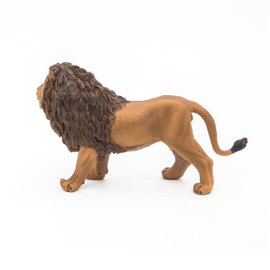 Figurine Lion Papo en PVC, thème félins, Collection Animaux sauvages, jouet éducatif idéal pour enfants et collectionneurs