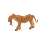 Figurine Lionne avec lionceau Papo en PVC, thème félins, Collection Animaux sauvages, jouet éducatif idéal pour enfants et collectionneurs