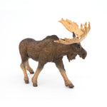 Figurine Élan Papo en PVC, thème forêt, Collection Animaux sauvages, jouet éducatif idéal pour enfants et collectionneurs