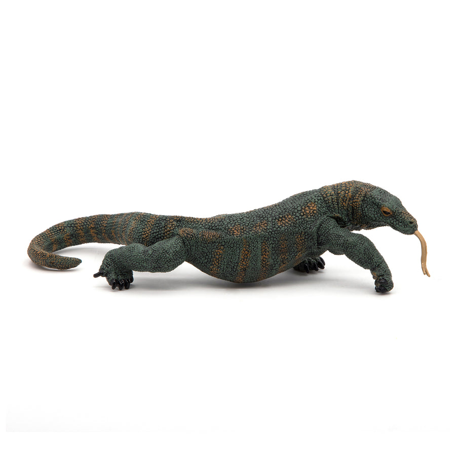 Figurine Dragon de Komodo Papo en PVC, thème reptiles, Collection Animaux sauvages, jouet éducatif idéal pour enfants et collectionneurs