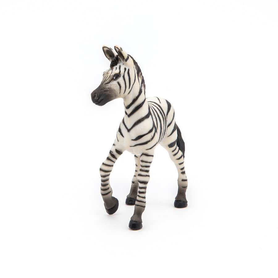 Figurine Bébé zèbre Papo en PVC, thème savane, Collection Animaux sauvages, jouet éducatif idéal pour enfants et collectionneurs