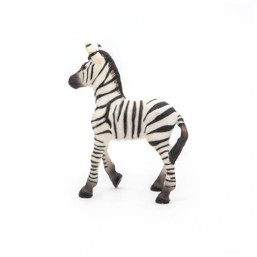 Figurine Bébé zèbre Papo en PVC, thème savane, Collection Animaux sauvages, jouet éducatif idéal pour enfants et collectionneurs