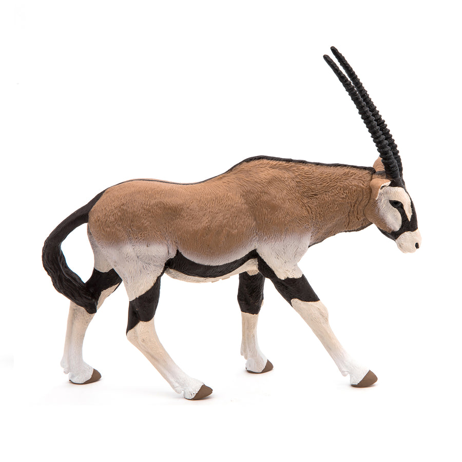 Figurine Antilope oryx Papo en PVC, thème savane, Collection Animaux sauvages, jouet éducatif idéal pour enfants et collectionneurs