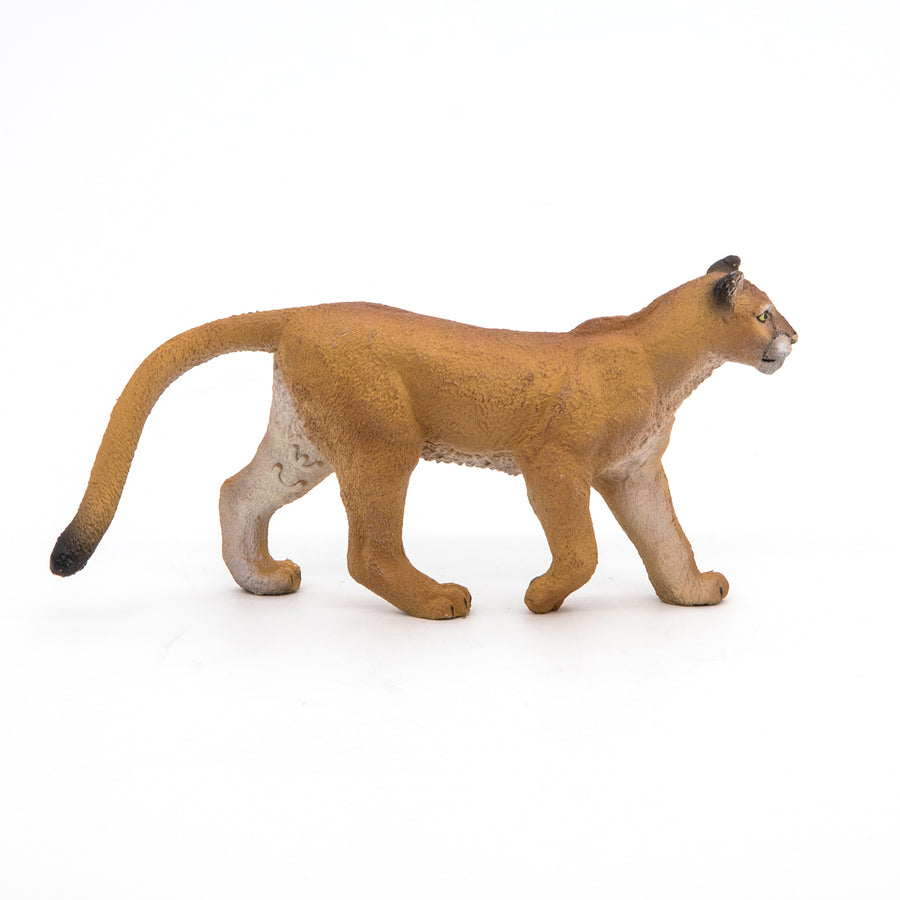 Figurine Puma Papo en PVC, thème félins, Collection Animaux sauvages, jouet éducatif idéal pour enfants et collectionneurs