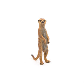 Figurine Suricate debout Papo en PVC, thème savane, Collection Animaux sauvages, jouet éducatif idéal pour enfants et collectionneurs