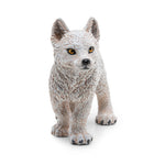 Figurine Jeune loup polaire Papo en PVC, Collection Animaux sauvages, jouet éducatif idéal pour enfants et collectionneurs