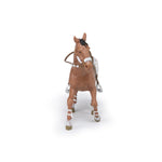 Figurine Cheval de la cavalière fashion hiver Papo en PVC, Collection chevaux, jouet éducatif idéal pour enfants et collectionneurs