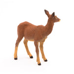Figurine Biche Papo en PVC, thème forêt, Collection Animaux sauvages, jouet éducatif idéal pour enfants et collectionneurs