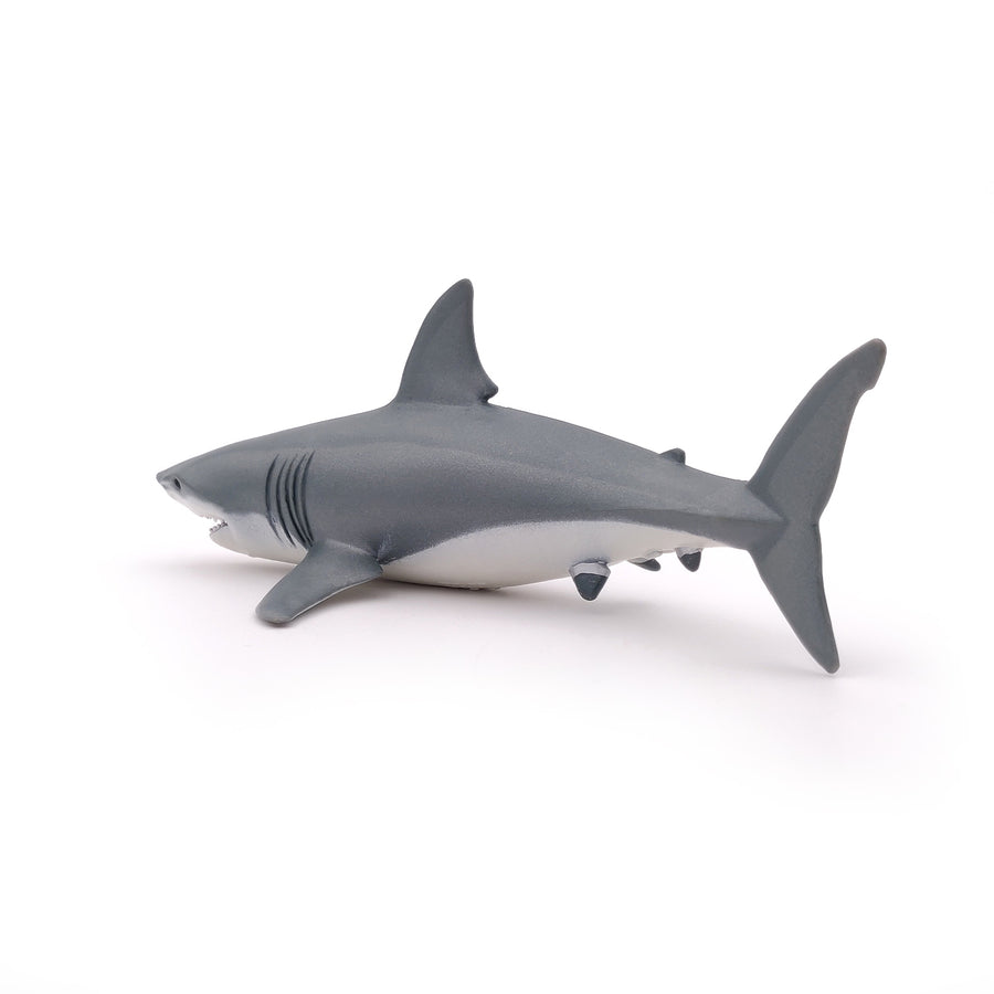 Figurine Requin blanc Papo en PVC, Collection animaux marins, jouet éducatif idéal pour enfants et collectionneurs